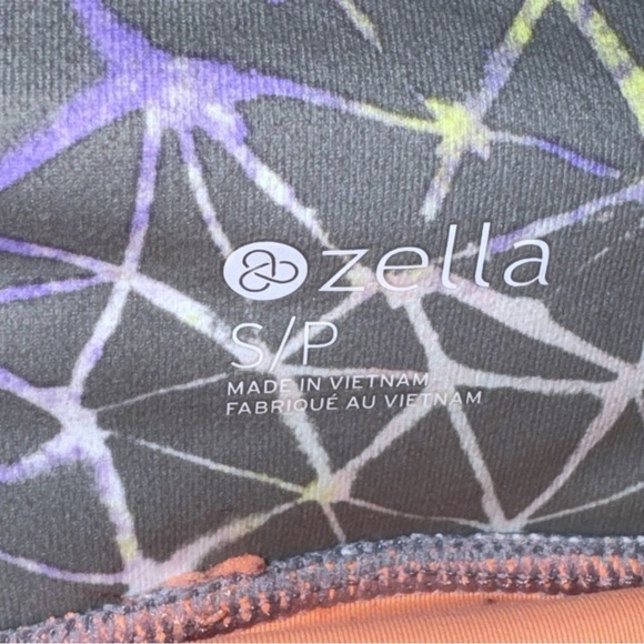 Zella Speedster Active Athletic Running Shorts Small Orange/Gray Brief Lining - Picture 9 of 13